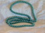 Glass Beads 8mm Approx. 110 Medium Blue